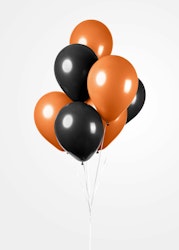 Svart/Orange Ballonger