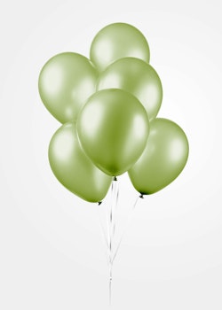 Ballonger Metallic Grön