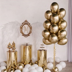 Chrome Ballonger Guld