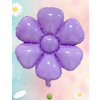 Lila Blomformad Ballong