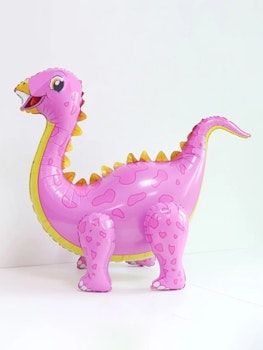 Rosa Dinosaurie Ballong