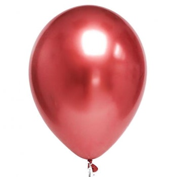 Chrome Ballonger Röd