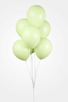 Pastell Grön Ballonger