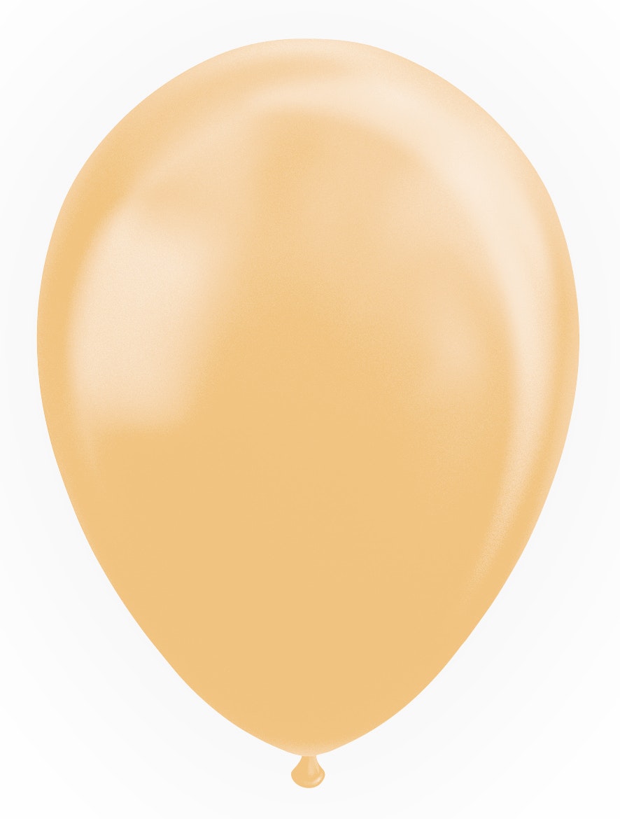 Pastell Orange Ballonger