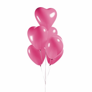 Hjärtballonger Rosa