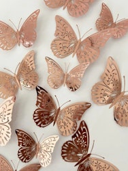 Fjärilar Roséguld
