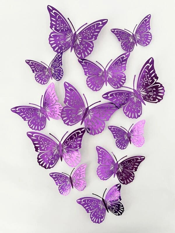 Fjärilar Lila
