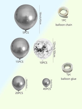 Ballongbåge Silver