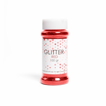 Glitter Röd