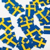 Konfetti Sverigeflaggor