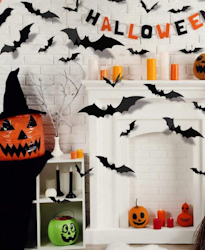 Halloween Fladdermöss