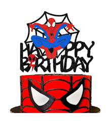 Tårtdekoration Spiderman