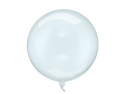 Transparent Ballong Blå