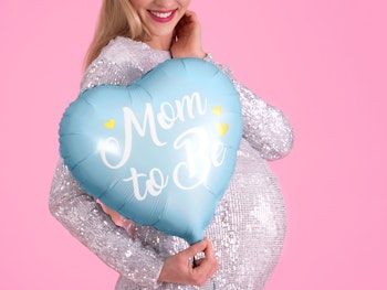 Mom To Be Blå Ballong