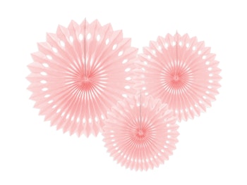 Hängande Dekorationsrosetter Ljusrosa