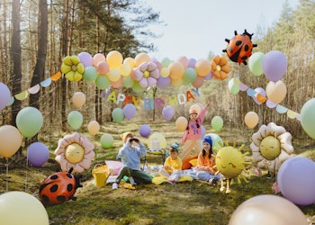 Sommar Blommor Ballong