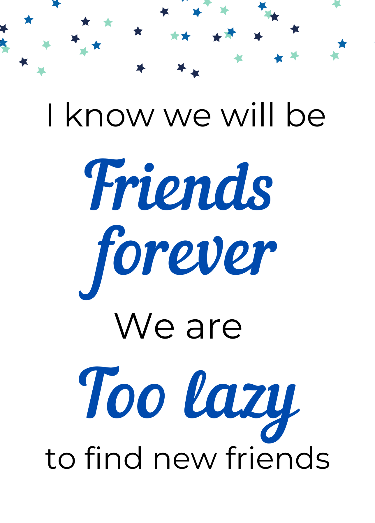 Friends Forever Card