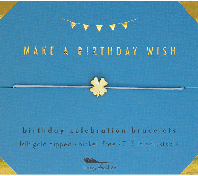 Lucky Feather - Birthday Wish Bracelet