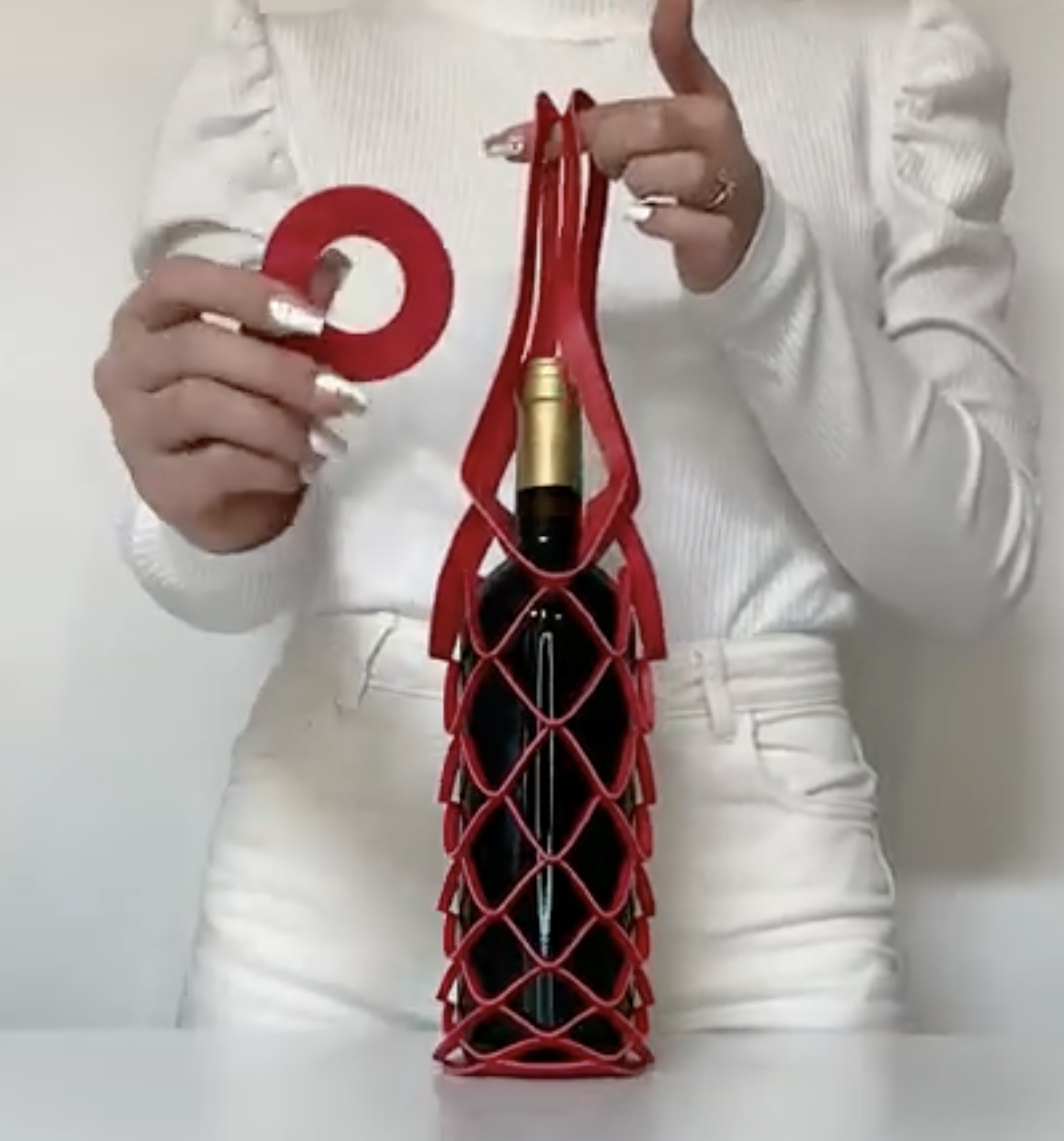 Vinstrip - Vinpose - to flasker - Sort