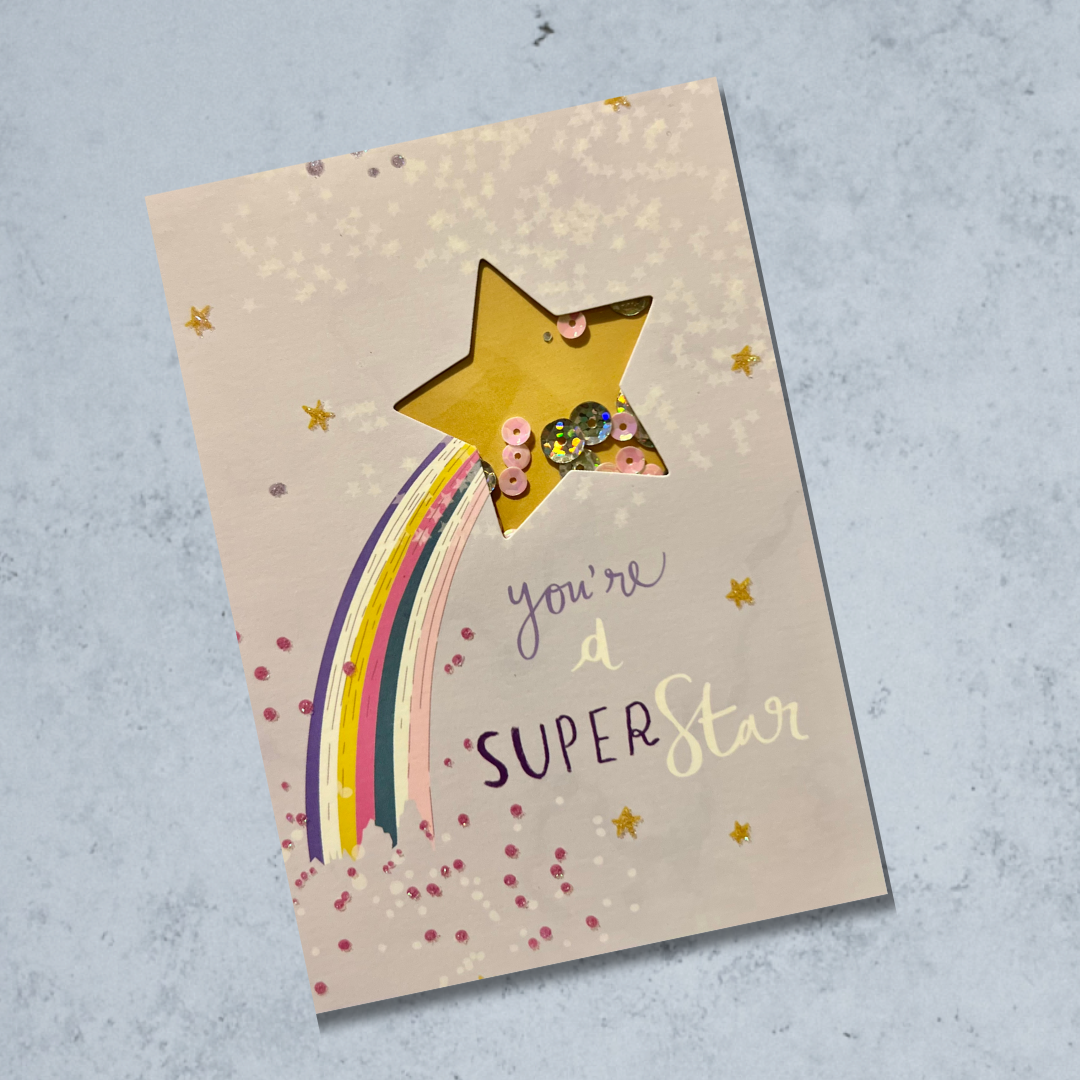 Bursdagskort - Superstar