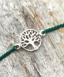 Bali Bliss Armbånd - Tree of Life - Green