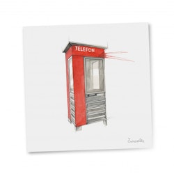 Emmeselle - Lite Gavekort "Telefonkiosk"
