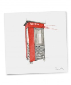 Emmeselle - Lite Gavekort "Telefonkiosk"