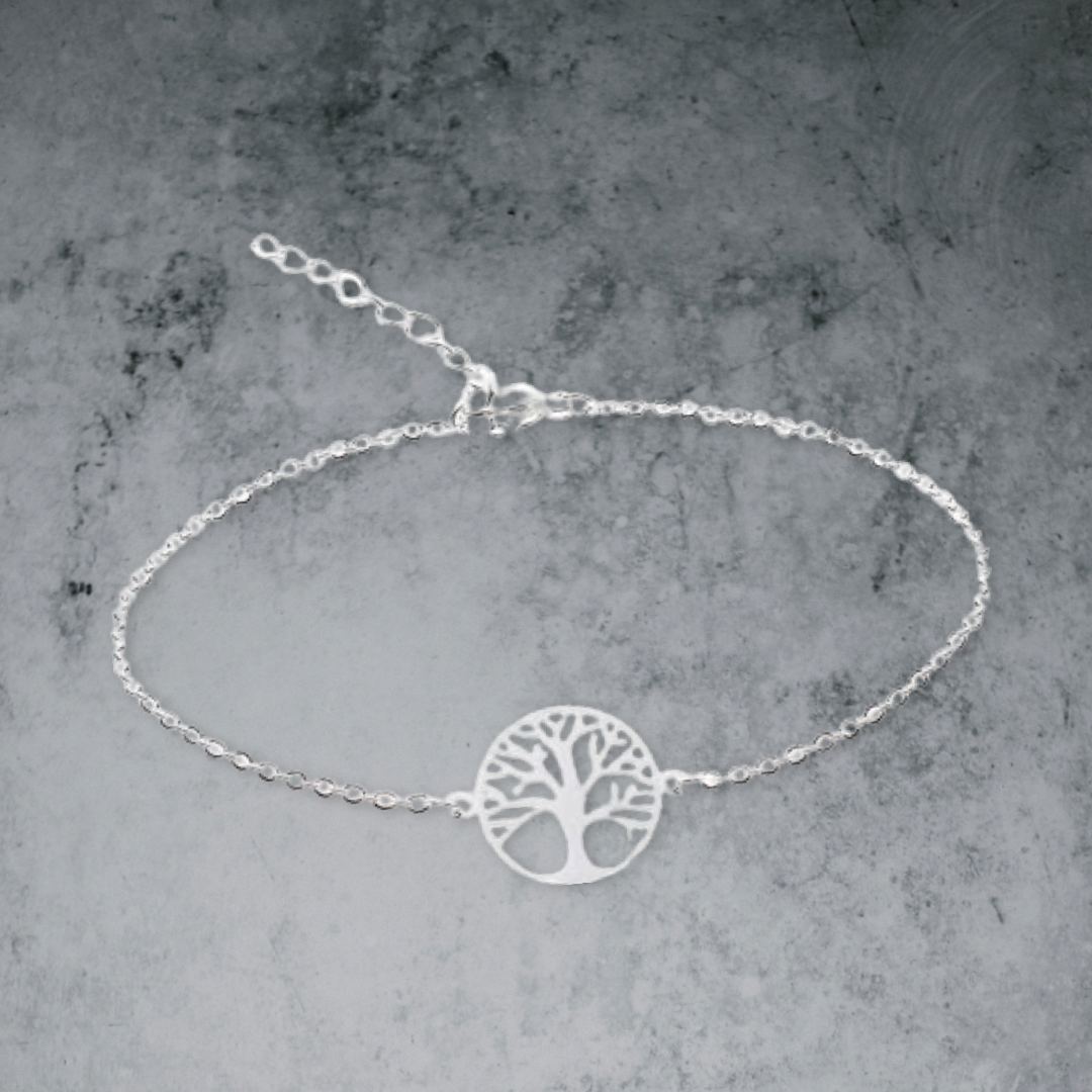Crystals HCA Jewellery -  Sølvarmbånd "Tree of Life"