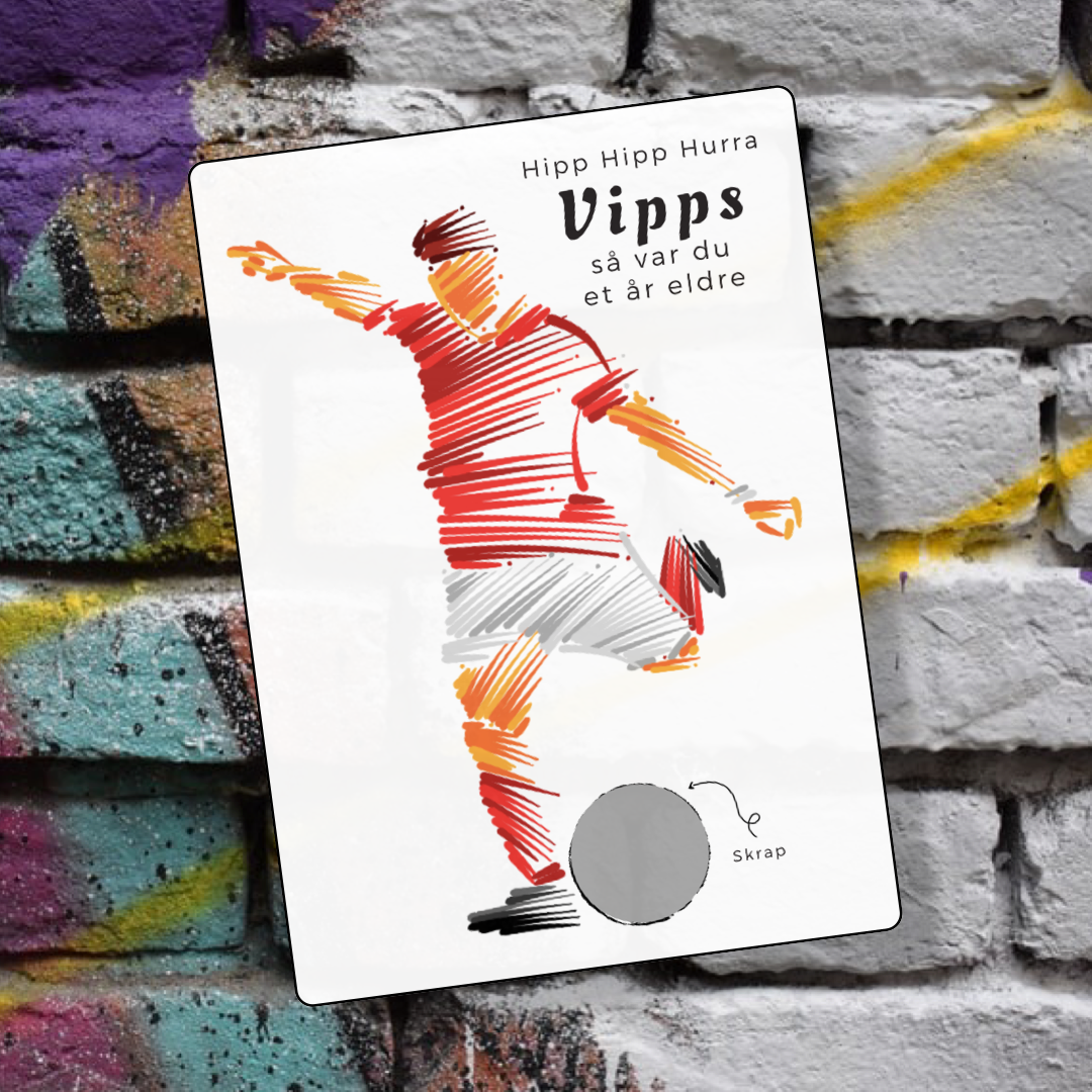 Vipps Bursdagskort - Football
