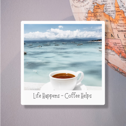 "Around The World" -  Coffee always helps