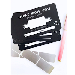 "Just for you" Scratch-Card