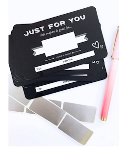 "Just for you" Scratch-Card