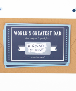 "Fathers Day" Scratch-Card