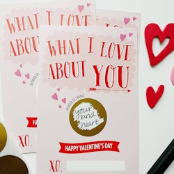 "Valentines Day" Scratch-Card - 2pk
