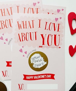 Paprika Paperie "Valentines Day" Scratch-Card - 2pk