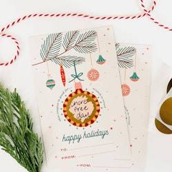 Paprika Paperie Christmas Scratch Off Cards - 3pk