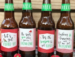 Flaske Etiketter - Jul