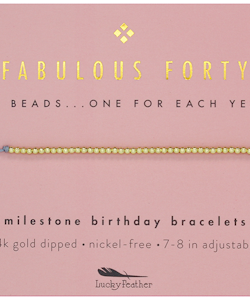 Lucky Feather - Fabulous 40 Bracelet
