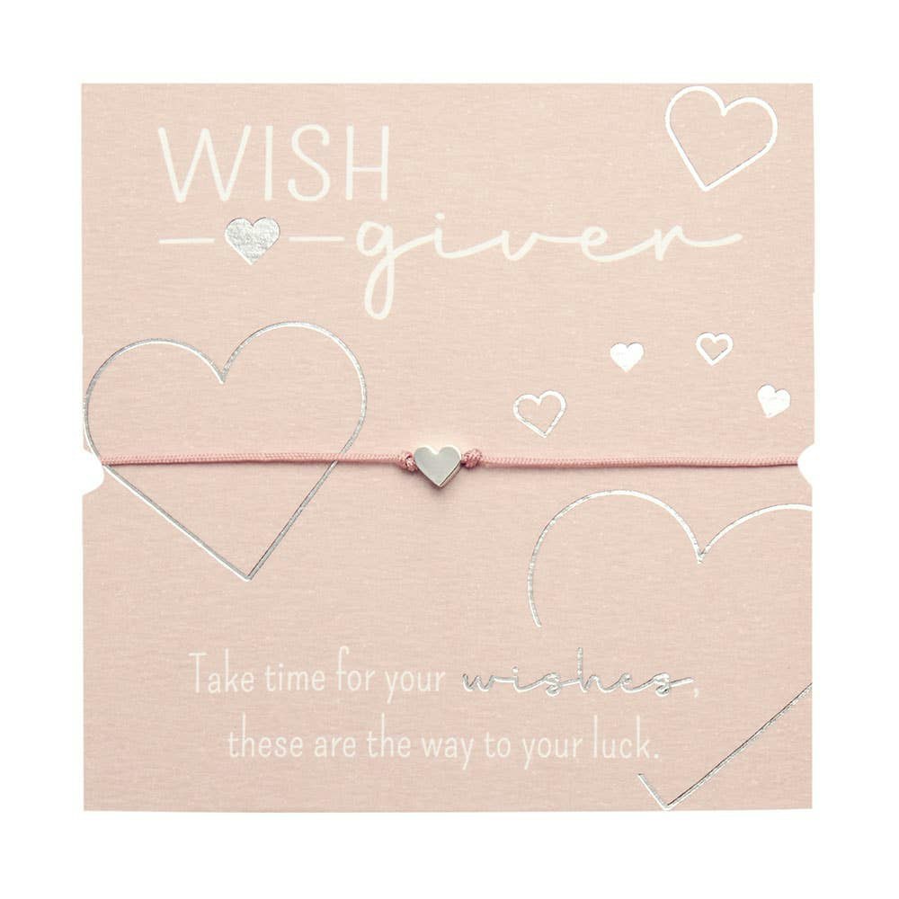 Crystals HCA Jewellery -  Wish Bracelet - "Silver Heart"