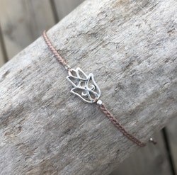 Bali Bliss Armbånd - Fatimas Hånd - Gammelrosa