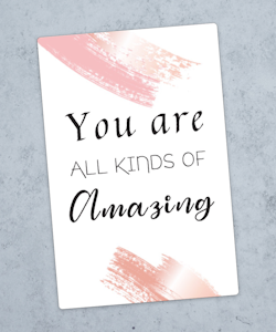 10pk "All kinds of amazing" kort
