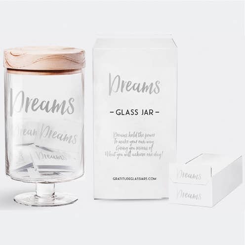 Dreams Glass Jar