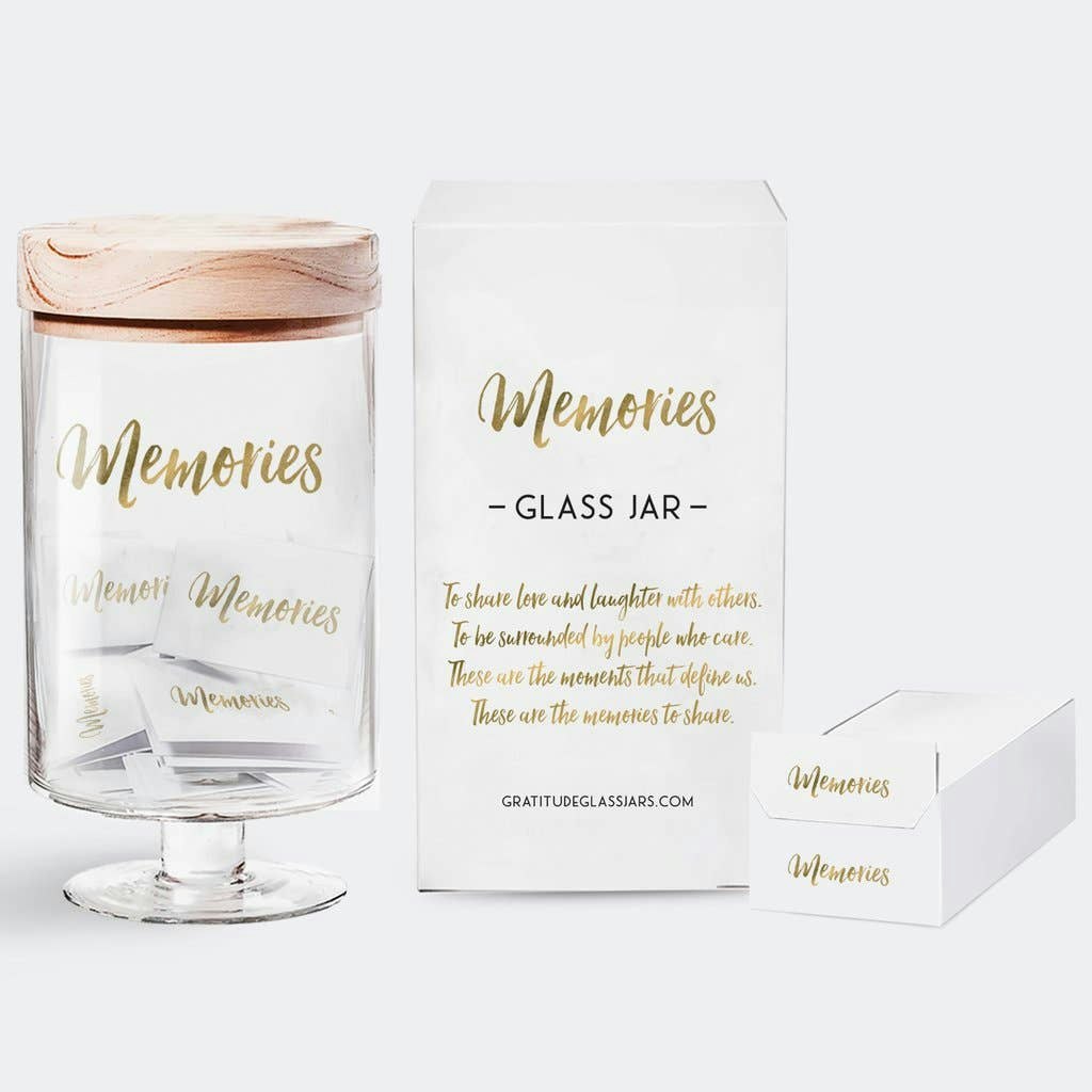 "Memories" Glass Jar