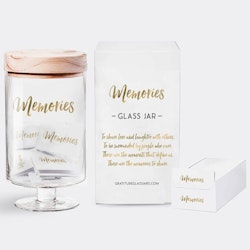 "Memories" Glass Jar