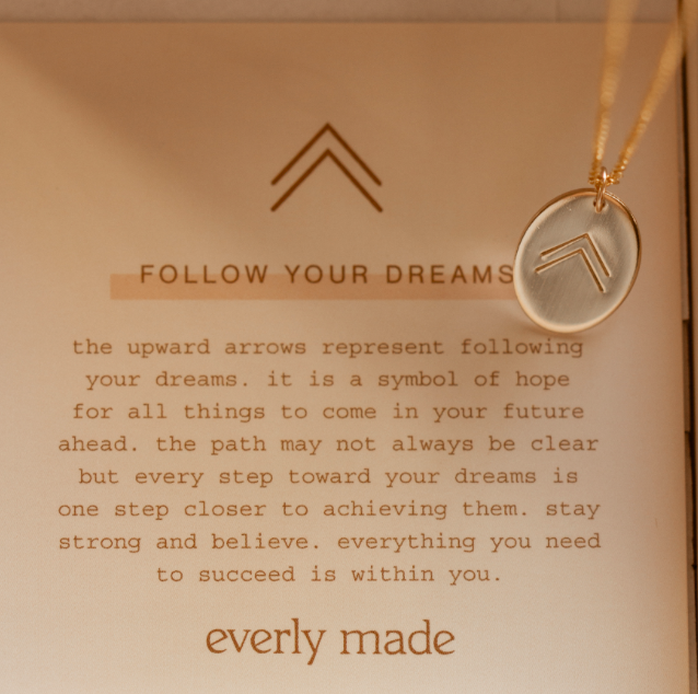 Everly Made - "Follow your Dreams" Gullkjede