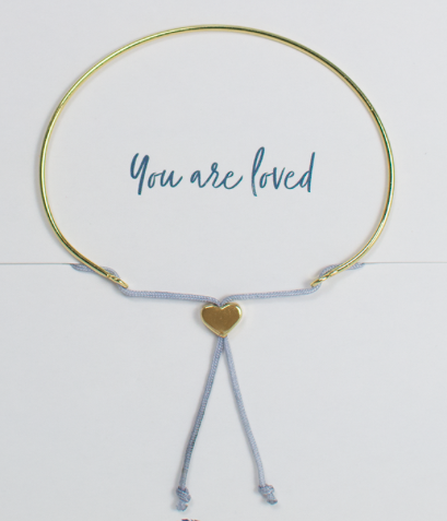 Lucky Feather - "You are LOVED" Bracelet