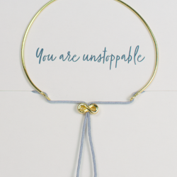 Lucky Feather - "You are UNSTOPPABLE" Bracelet