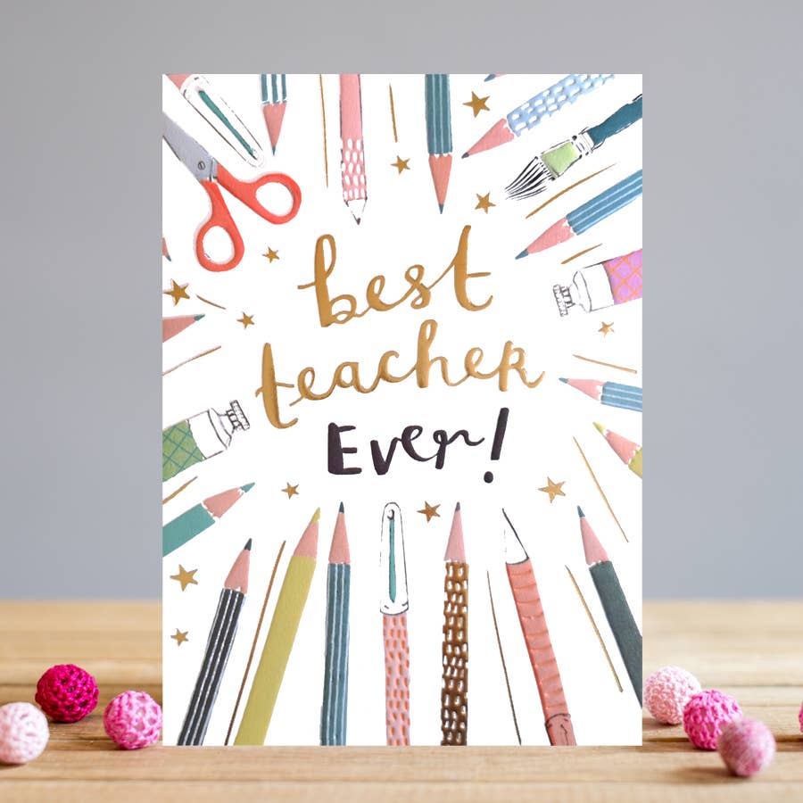 Louise Tiller  "Best Teacher Ever" kort