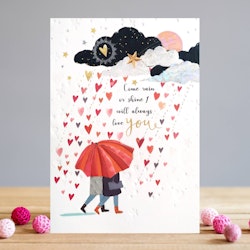 Louise Tiller  "Shower of Hearts"- KORT