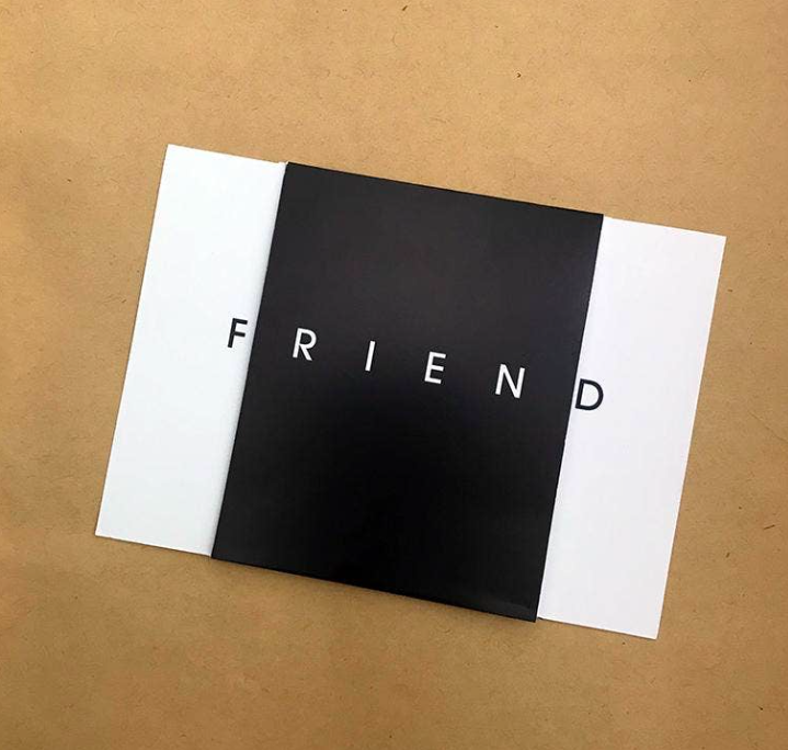 Just my Type -  Friend - Triplet Card